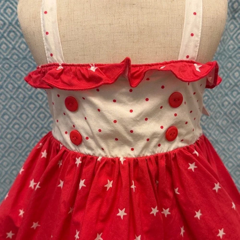 SweetHoney Red and White Polka Dot Dress